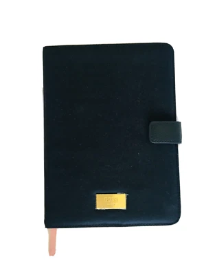 ✨NEW Lux Designer HUGO BOSS Notebook Journal Office School Diary Gold Edges GIFT - Image 1 of 4