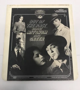 OUT OF THE PAST Mystery Mitchum Greer RCA VideoDisc RARE - Imagen 1 de 12