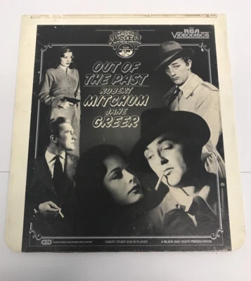 OUT OF THE PAST Mystery Mitchum Greer RCA VideoDisc RARE - Image 1 of 4