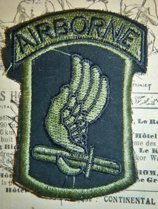 173rd Airborne - Subdued Patch - US Army Paratrooper - Vietnam War - 89 - Picture 1 of 2