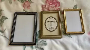 3Vintage style photo Frames shabby chic - Picture 1 of 9