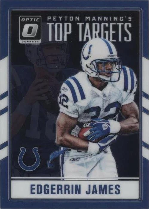 2016 Donruss Optic Edgerrin James Peyton Manning #5