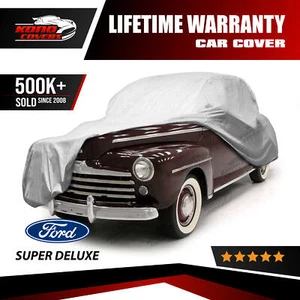 Ford Super Deluxe 5 Layer Car Cover Fitted Outdoor Water Proof Rain Sun Dust - Foto 1 di 11