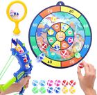 Dart Board Game for Kids with 1 Bow and 12 Felt Sticky Balls Blue Ages 3+