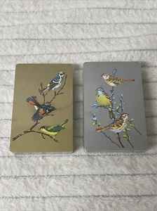 2 Vintage Decks mit Tausch-/Spielkarten - HÜBSCHE VÖGEL - GOLD & SILBER HINTERGRÜNDE - Bild 1 von 7