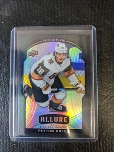 Peyton Krebs 20-21 Upper Deck Allure Black Rainbow Rookie Hockey Card