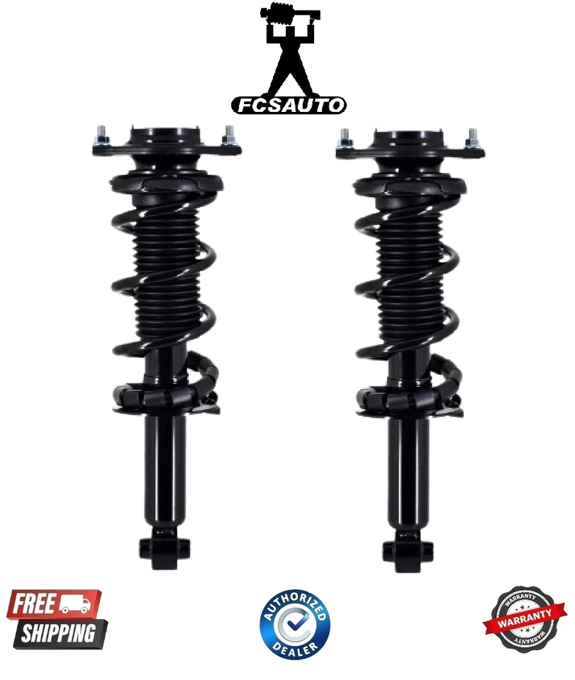 2 Rear Suspension Strut and Coil Spring Assembly FCS fits 15-21 Subaru WRX — 第 1/1 张图片