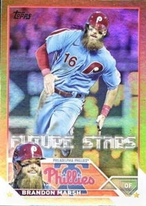 2023 Topps Series 1 Gold Foil #237 Brandon Marsh Phillies - Picture 1 of 1