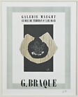 "Galerie Maeght 1946" by Georges Braque Signed Lithograph 10"x8"
