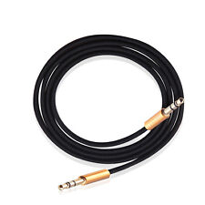 Câble Audio Raccordement Jack 3.5mm Mâle AUX de 1m à 5m Nylon Tréssé Double Male