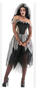 Women`s Zombie Bride Costume 3XL Undead Corpse Ghost Halloween Fancy Dress - Picture 1 of 1