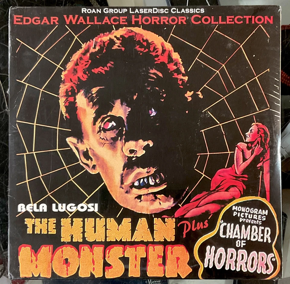 Sealed New The Human Monster(The Dark Eyes Of London)Laserdisc 1939)-Bela Lugosi - Image 1 of 1