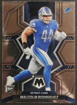 2022 Panini Mosaic #400 Malcolm Rodriguez Rookie RC Detroit Lions - Image 1 of 2