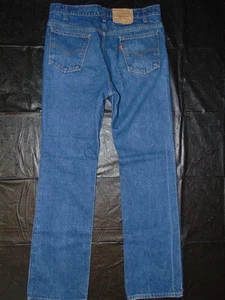 Jeans Levis Para Hombre 35 x 34 20517 0217 Denim Naranja Tab EE. UU. Vintage Años 80 - Imagen 1 de 8