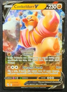 2022 Pokémon Go Set TCG Conkeldurr V 040 /078 Holo Ultra Rare Holo - Picture 1 of 2