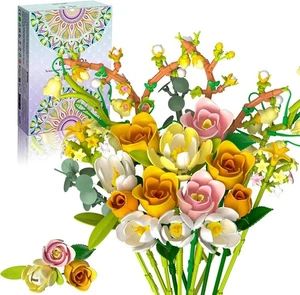 Rosen & Tulpen Blumenstrauß Bauset: Botanical Collection Kunstblumen - Bild 1 von 7