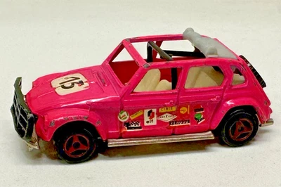 Rare Vintage Majorette Citroen Dyane Maharadjah Rally 1:64 - 237 Pink #13 - Image 1 of 4