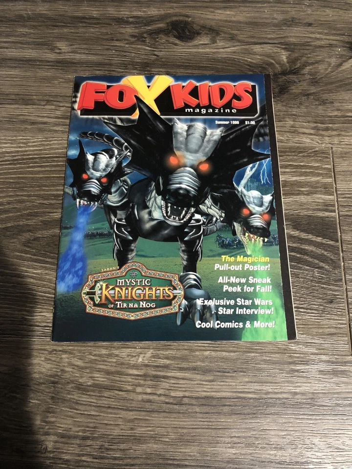 Лето 1999 Totally Fox Kids журнал Mystic Knights Power Rangers Lost Galaxy  - Изображение 1 из 1