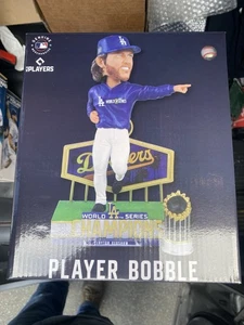 🏆NEW! CLAYTON KERSHAW FOCO LA Dodgers 2020 World Series Trophy Bobblehead - Picture 1 of 2