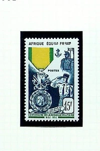 FRENCH EQUATORIAL AFRICA Sc 186 NH ISSUE OF 1952 - MILITARY MEDAL - (CA25) - Picture 1 of 1