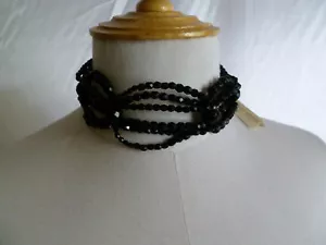 GIORGIO ARMANI Le Collezioni schwarz perlenfarbene Choker - Bild 1 von 11