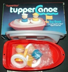 TUPPERTOYS TupperKanu Spielzeugboot NEU IN BOX 1985 datiert - Bild 1 von 1