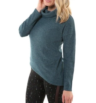 Soybu Womens Serene Asymmetrical Hem Sweater Cowl Neck Bauble Size Small 4-6 Foto 1 de 3