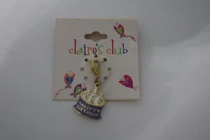Ciondolo clip torta compleanno P1 per bracciale gioielli Claire's - Foto 1 di 2