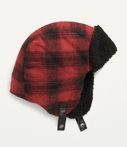 Cappello da cacciatore in flanella foderato sherpa Old Navy per bambini taglia L/XL ~ vendita al dettaglio $17 nuovo con etichette - Foto 1 di 2