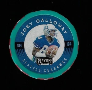 1997 Playoff Chip Shots Joey Galloway #194. Seattle Seahawks - Picture 1 of 2