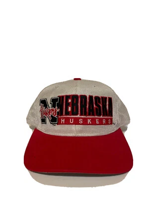 Vintage 90’s Nebraska Cornhuskers STARTER Snapback Hat Embroidered - Image 1 of 4