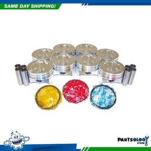 DNJ PRK3104 Piston and Ring Kit For 96-02 Cadillac Chevrolet GMC 5.7L V8 OHV 16V - Picture 1 of 3