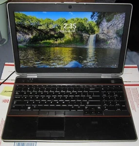 Dell Latitude E6520 Laptop Core i7 16GB 128GB SSD - Works - Bad Screen - Parts - Picture 1 of 8