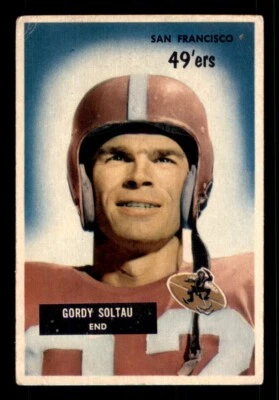 1955 Bowman Football #66 Gordon Soltau GD *e1 - Image 1 of 2