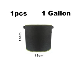 5gal 10gall fabric plant Grow Bags Pots flower pot garden Vegetable potato tool - Picture 1 of 21