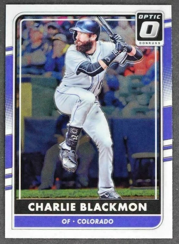 CHARLIE BLACKMON🔥⚾MINT📈🌟2016 DONRUSS OPTIC #134 COLORADO ROCKIES🌄COL ROCKS - Image 1 of 1