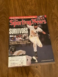 Sporting News October 16, 2000 Derek Jeter Yankees Mike Piazza Mets - Picture 1 of 1