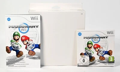 Nintendo Wii,Mario Kart in Papphülle/Sleeve inkl. Anleitung und Lenkrad,OVP,neu - Bild 1 von 4