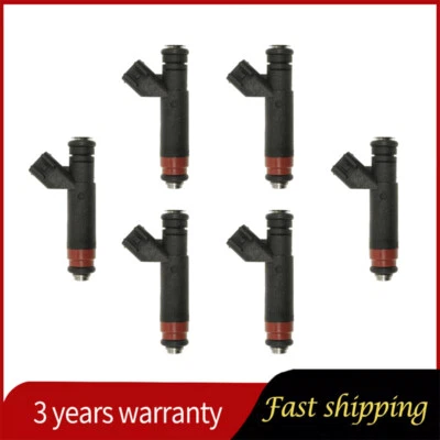 6 топливных форсунок 6F1Z9F593AA для 2000-07 Ford Taurus 2000-05 Mercury Sable 3,0 л - Изображение 1 из 4