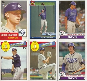 2016 Topps Archives Rays komplettes Team-Set mit Inserts (6) - Bild 1 von 1