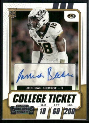 #255 Joshuah Bledsoe 2021 Panini Contenders Draft Picks - Image 1 of 2