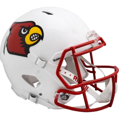 LOUISVILLE CARDINALS NCAA Riddell Speed Full Size AUTHENTIC Football Helmet - Image 1 of 3