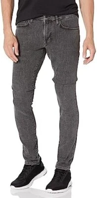NWT $218 John Varvatos Men's JV703 Skinny Fit Jeans Size:36 In DK Charcoal - Image 1 of 4