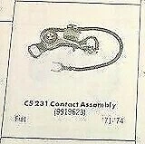 Contact Set-Ignition MA3466 fits 1971 1972 1976 1974 Fiat 124 1.6L-L4 - Image 1 of 1