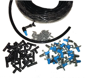 Blue barb Rabbit Watering Nipples Gravity Feed Starter Kit - Picture 1 of 4