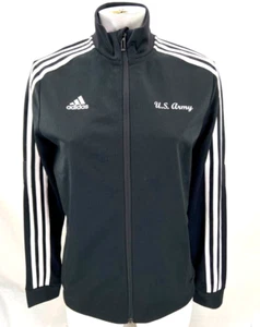 NEW US Army Black Knights Adidas Tiro 19 Black 3-stripe Track Jacket Women's M - Picture 1 of 8