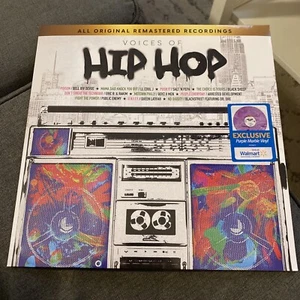Voices Of HIP HOP LP - 10 Classic Hits! Limited Edition Purple Marble Vinyl - Picture 1 of 3