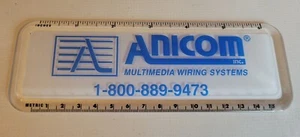 Anicom INC Multimedia Wiring Systems Advertising 6" 15 cm Measuring Pocket Ruler - Picture 1 of 2