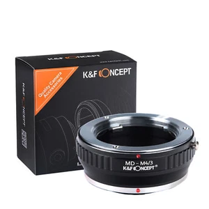Adaptador de montaje de lente K&F para Minolta MD MC a Micro 4/3 Olympus PEN Panasonic GH4 - Imagen 1 de 8