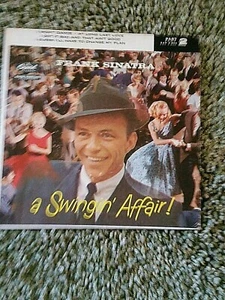 FRANK SINATRA: A Swingin' Affair!, Part 2 45 (4 song EP, PC w/ foxing obc) - Picture 1 of 9